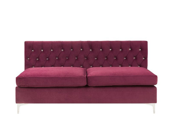 Jaszira - Sofa - Burgundy Velvet