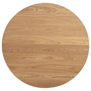  made from wood with an ash veneer in a natural finish