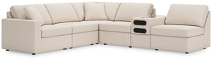 Looking cool and contemporary is great. But when it comes down to it, youâ€™re all about low-maintenance lounging. With the performance fabric on this sectional with audio system, cleaning spills is a breeze. Its customizable modular design caters to your