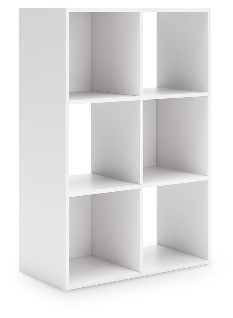 Create the modern bedroom of your dreams. This six-cube organizer offers a minimal design with maximum style, combining ultra-clean lines with an easy-elegant solid white finish. And its storage cubbies make putting things away a snap.<br/><br/><b>Product