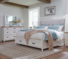 With a nod to early craftsman design and todayâ€™s popular farmhouse aesthetic, Americana Modern Bedroom is the essence of timeless authenticity. Adding easygoing beauty to bedrooms of any size, these fresh designs combine function and versatility with cl