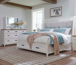 With a nod to early craftsman design and todayâ€™s popular farmhouse aesthetic, Americana Modern Bedroom is the essence of timeless authenticity. Adding easygoing beauty to bedrooms of any size, these fresh designs combine function and versatility with cl