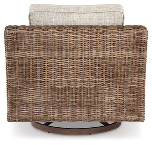 Beachcroft - Beige - Swivel Lounge Chair