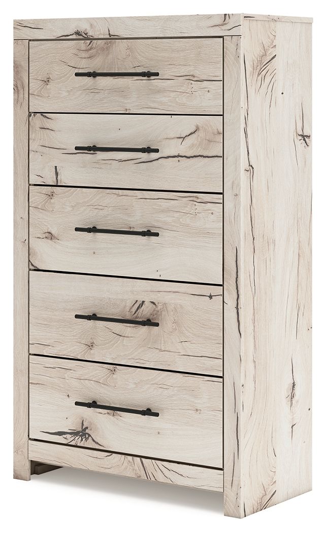 A fresh take on country living, this chest of drawers strikes the perfect balance between farmhouse and contemporary. Its rustic white finish and replicated reclaimed oak grain merge effortlessly with the clean-lined look we love today. Spacious drawers h