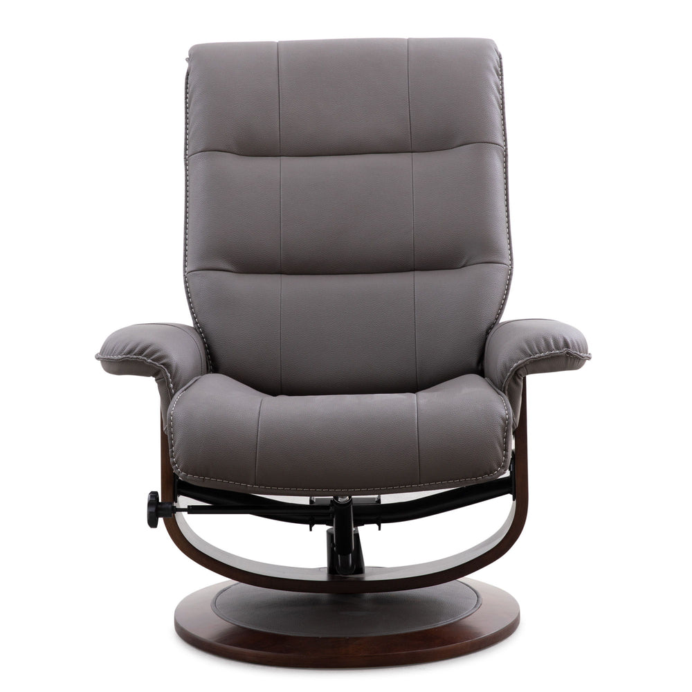 From the bedroom to office or living area, reclining swivel chair and ottoman is always the perfect fit. Sit back, rest your legs on its plush ottoman, and forget the stress of the day. This tri-layer high performance fabric will deliver years of comfort 