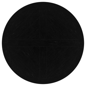 Florence - Round Pedestal Base Dining Table - Black