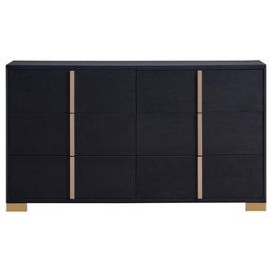 Marceline - 6-Drawer Dresser - Black