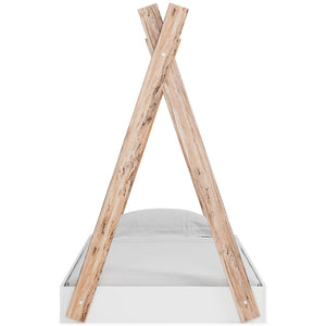 Piperton - Brown / White - Twin Tent Complete Bed in Box