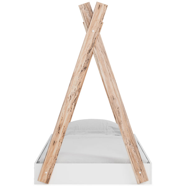 Piperton - Brown / White - Twin Tent Complete Bed in Box