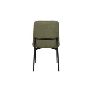 Erik - Side Chair With Black Metal Frame (Set of 2) - Green