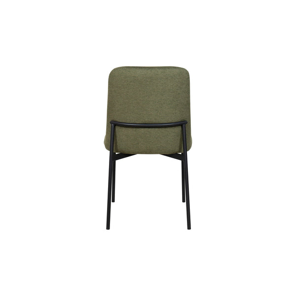 Erik - Side Chair With Black Metal Frame (Set of 2) - Green