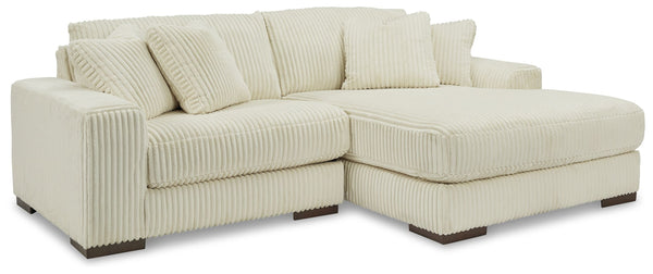 Lindyn - Ivory - Right Arm Facing Corner Chaise 2 Pc Sectional