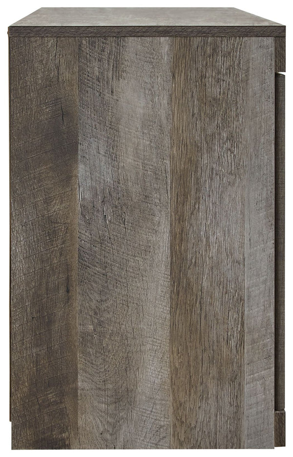 Wynnlow - Gray - LG TV Stand w/Fireplace Option