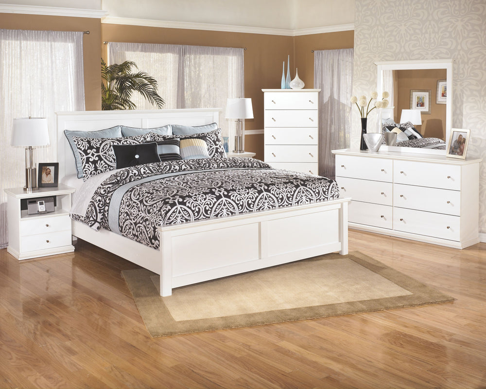 Clean and simply beautiful, this nightstand sets the standard for understated elegance. Though designed to look like a two-drawer piece, a single deep drawer provides plenty of storage potential. An open cubby offers plenty of display space, while the pew
