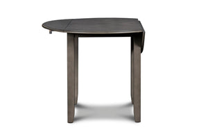 Gia - 3 Piece Dining Set (Dining Drop Leaf Table & 2 Chairs) - Gray