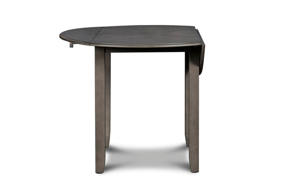 Gia - 3 Piece Dining Set (Dining Drop Leaf Table & 2 Chairs) - Gray