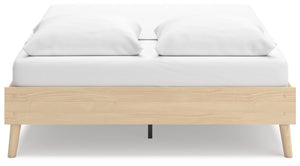 Cabinella - Tan - Queen Platform Bed