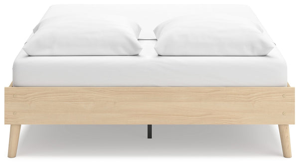 Cabinella - Tan - Queen Platform Bed