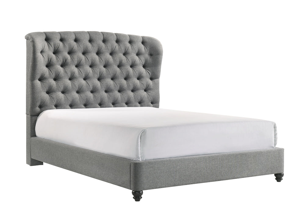 Linda - Queen Bed<h4><b>Linda - Queen Headboard / Footboard - Gray</b></h4> <table width="100%"><colgroup><col style="width: 30%"> <col style="width: 70%"> </colgroup> <tbody> <tr> <td>Dimensions</td> <td> 68.00"L x 91.00"D x 60.50"H</td> </tr> <tr> <td>W