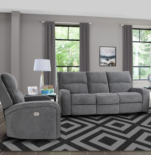 Comfort meets innovation in this inspired Power Reclining Collection. The perfect choice for creating a relaxing environment, this stylish collection features smooth motorized reclining motion and adjustable headrest at just the touch of a button.<br/><br