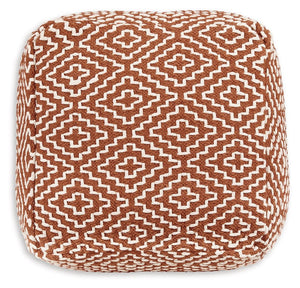 Brynnsen - Rust / Ivory - Pouf