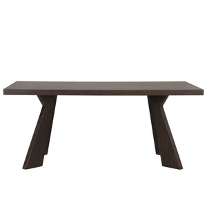 The Chestnut Ridge Dining Table is the perfect choice for anyone looking for a durable, stylish, and spacious dining table. This table is made from solid rubberwood, manufactured wood, and wood veneers, ensuring a long-lasting and sturdy construction. The