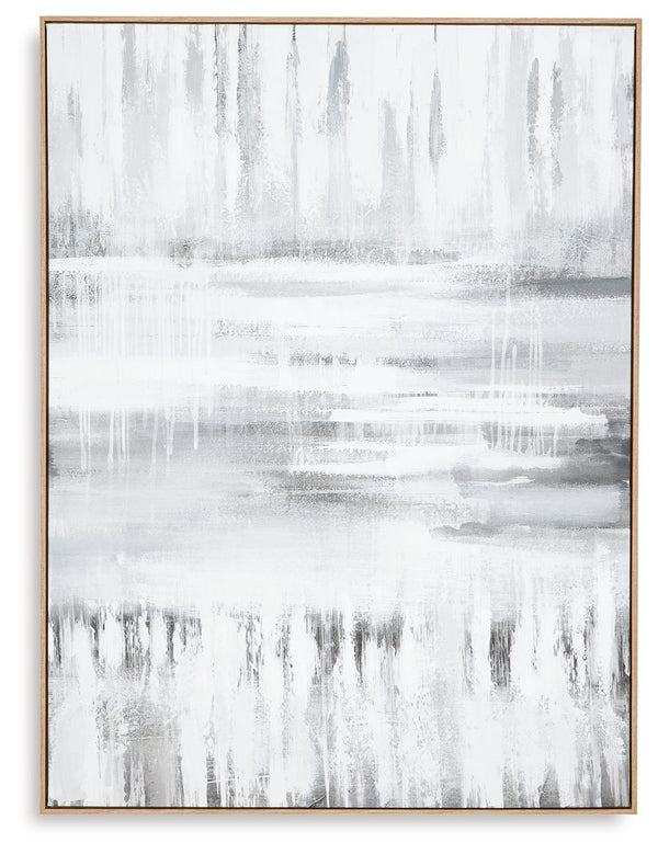 Shed light on the beauty of modern abstracts with this framed canvas wall art. Enriched with hand-painted embellishments for textural interest, this piece proves that high-end art can be comfortably affordable.<br/><br/><b>Product Features</b><ul><li>Fram