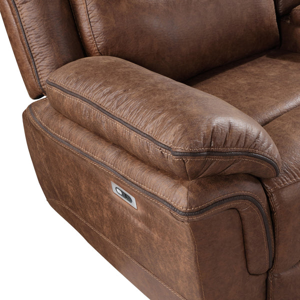 Ryland - Sofa With Power Footrest - Brown