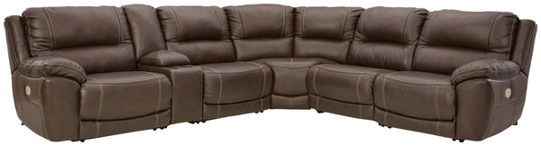 Dunleith - Chocolate - Power Sectional 6 Pc