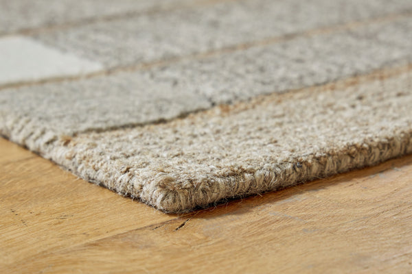 Abbotton - Taupe / Gray / Caramel - Large Rug