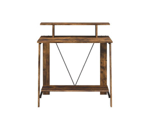 Nypho - Writing Desk - Weathered Oak & Black Finish