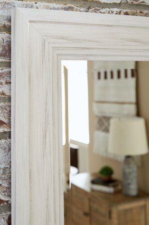 Jacee - Antique White - Floor Mirror