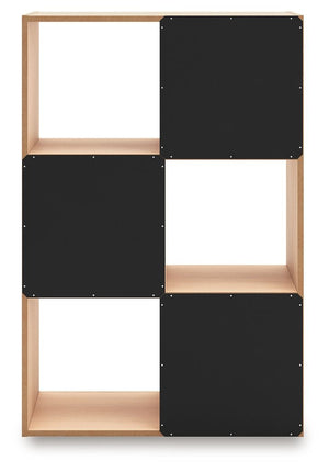 Piperton - Tan - Six Cube Organizer