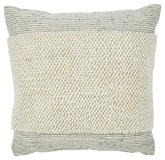 Irresistibly touchable, this decadent pillow isn-'t afraid to be the center of attention. Delightful visual contrast is created by a big and bold stripe. What a wonderful way to bring textural interest to a space.<br/><br/><b>Product Features</b><ul><li>F