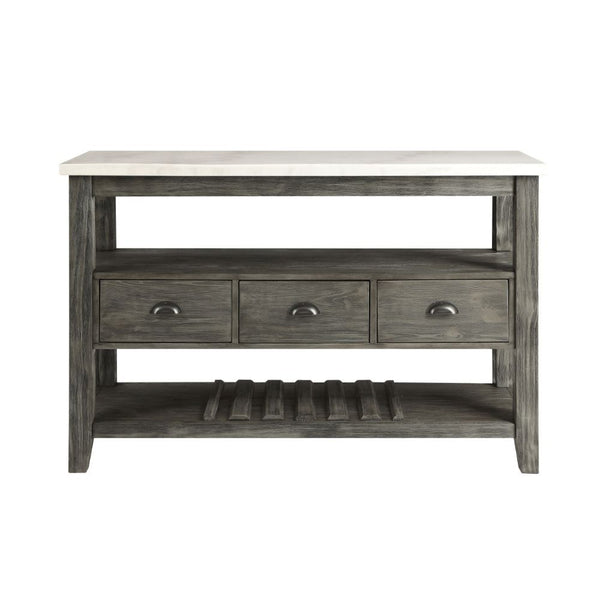  Drawers & Shelves: Gray Oak Finish Drawer: GLIDE Side Metal (Full Ext.)