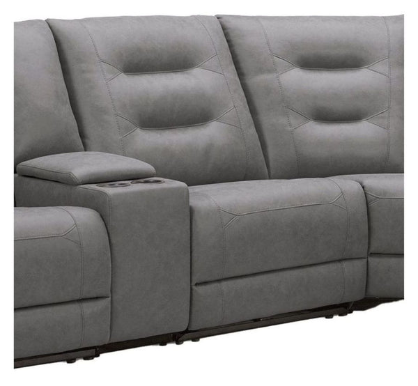Caldwell - Power Armless Recliner - Tahoe Charcoal