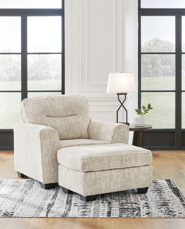This generously scaled living room set speaks to those drawn to fresh, contemporary style with richly neutral appeal. Subtle and sophisticated, the plush upholstery and dark tri-block legs are a natural complement for so many color schemes. Curling up wit