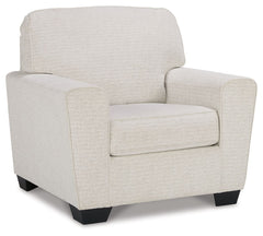 Need a simple style refresh? Liven up your living room essentials with this chair. A chunky silhouette holds invitingly ample cushioning you-'ll long to lounge in. Crosshatched upholstery gives the otherwise casual design a delightful visual texture that-