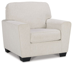 Need a simple style refresh? Liven up your living room essentials with this chair. A chunky silhouette holds invitingly ample cushioning you-'ll long to lounge in. Crosshatched upholstery gives the otherwise casual design a delightful visual texture that-