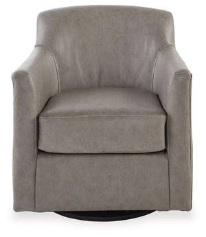  this swivel accent chair is a versatile performer. Plus a mix of real leather and expertly matched 