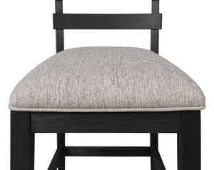 Guthrie - 5 Piece Counter Dining Room Set - Charcoal / Gray