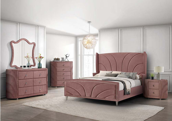  tufted platform bed