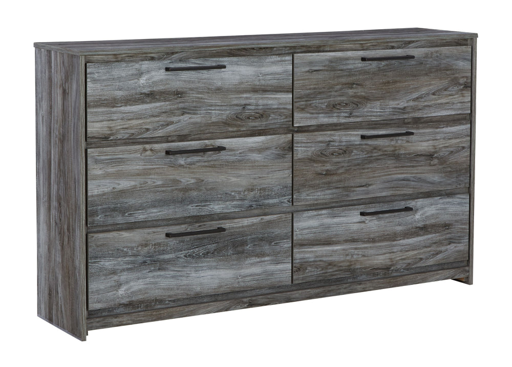 Beachy style and lots of storage go hand in hand with this dresser. Its driftwood and surfer-inspired smoky finish creates a rustic look that-'s perfect for setting the scene of an island getaway. Six roomy drawers give you the space needed for stowing aw