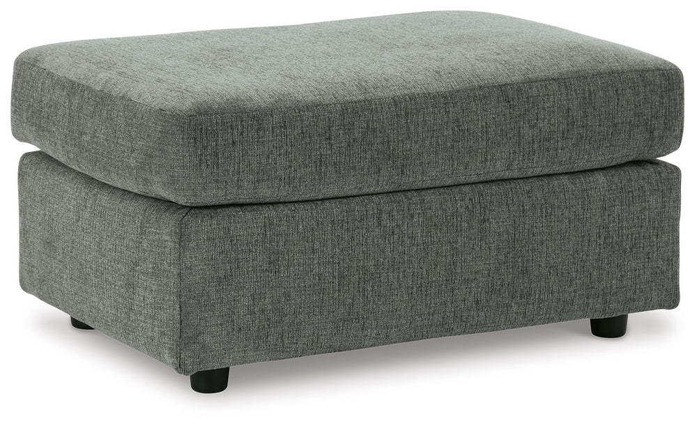 Whatâ€™s new in neutrals? Shades of gray, of course. Embrace this sophisticated design trend with this gorgeous ottoman, which offers a clean-lined, contemporary style at a comfortably cool price. Sure to lift more than your spirits, the ottoman-'s fabulo