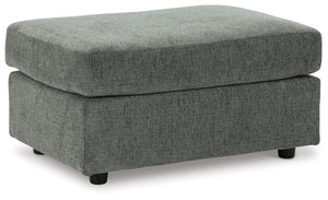 Whatâ€™s new in neutrals? Shades of gray, of course. Embrace this sophisticated design trend with this gorgeous ottoman, which offers a clean-lined, contemporary style at a comfortably cool price. Sure to lift more than your spirits, the ottoman-'s fabulo