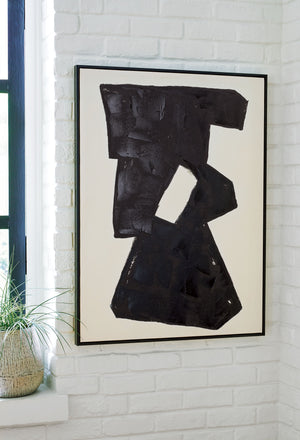  while the bold abstract design makes it equally impactful as a standalone accent. Itâ€™s a simple