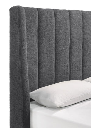 Agnes - Queen Bed - Charcoal