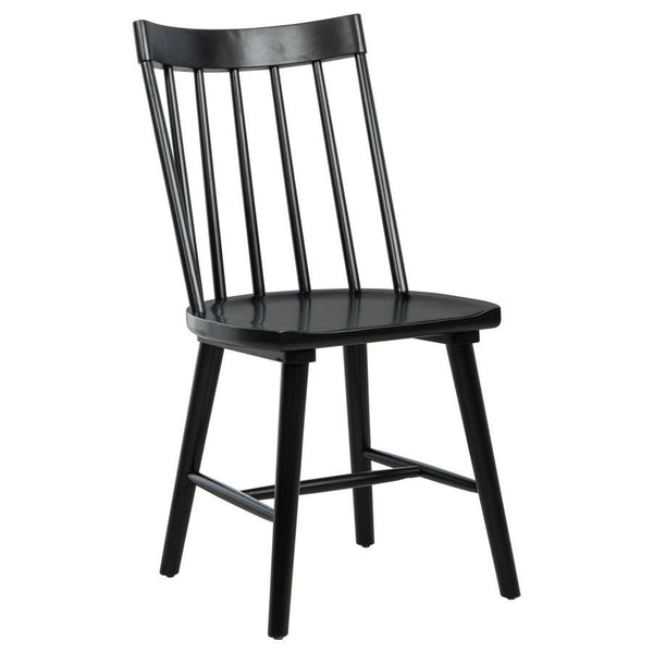  contemporary accent in any dining room. Built from solid hardwood