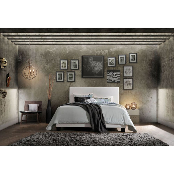 Lien - Queen Bed - White PU
