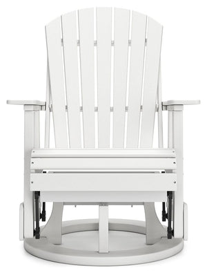Hyland Wave - White - Swivel Glider Chair
